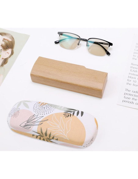 Funda Dura para Gafas PERFECTSIGHT Hoja Blanca, Ligera y Resistente Funda Dura para Gafas PERFECTSIGHT Hoja Blanca, Ligera y Resistente