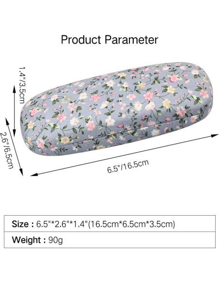 Funda Dura para Gafas PERFECTSIGHT Floral, Ligera y Resistente Funda Dura para Gafas PERFECTSIGHT Floral, Ligera y Resistente