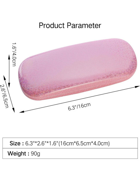 Funda Dura para Gafas PERFECTSIGHT Floral Rosa 16x6x3.5cm Funda Dura para Gafas PERFECTSIGHT Floral Rosa 16x6x3.5cm