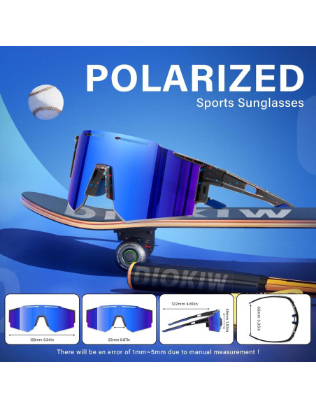 Gafas de sol polarizadas DioKiw para niños UV400 3pack Gafas de sol polarizadas DioKiw para niños UV400 3pack