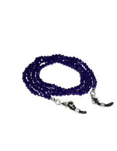Cadena de Gafas de Cristal Lapis para Mujeres 75 cm