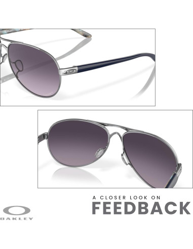 Gafas de sol Oakley Feedback para mujeres + Kit de cuidado