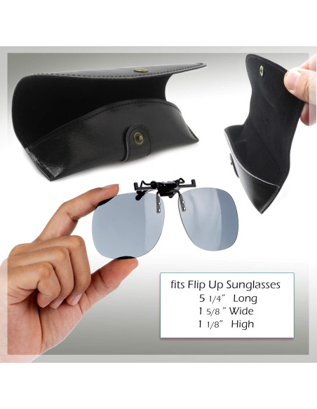 Estuche para Gafas MyEyeglassCase S5 Negro Delgado Estuche para Gafas MyEyeglassCase S5 Negro Delgado