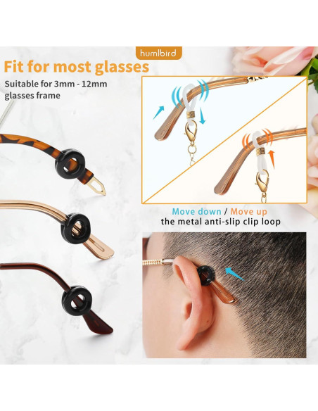 Cadena de Gafas Humlbird para Mujeres Azul Oscuro 012 Cadena de Gafas Humlbird para Mujeres Azul Oscuro 012