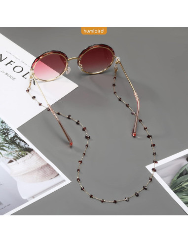 Cadena de Gafas Humlbird para Mujeres con Cristales 63.5 cm