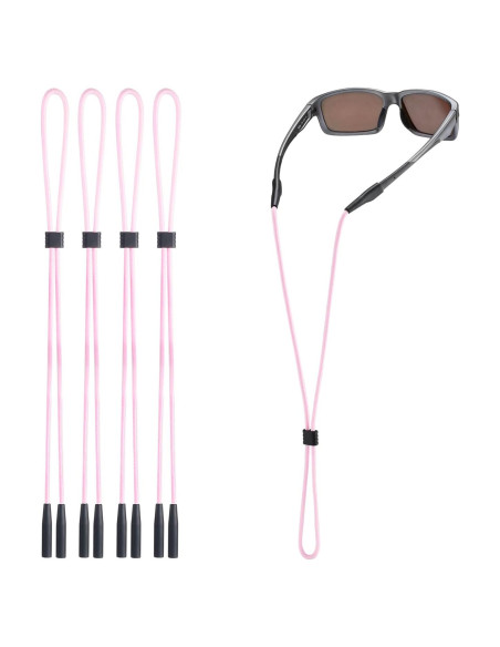 Soporte para Gafas Omnful 4pcs Ajustable Rosa Nylon Soporte para Gafas Omnful 4pcs Ajustable Rosa Nylon
