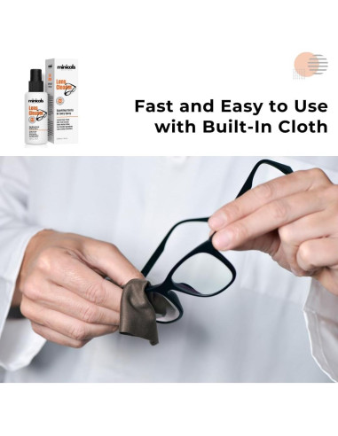 Spray Limpiador de Gafas Minicals 100 ml con Paño Microfibra