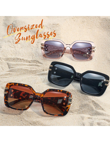 Gafas de sol JM Vintage cuadradas polarizadas UV 54mm Gafas de sol JM Vintage cuadradas polarizadas UV 54mm