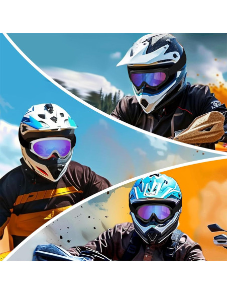 Gafas de Motocross SooGree con Lentes Grises y Banda Ajustable Gafas de Motocross SooGree con Lentes Grises y Banda Ajustable