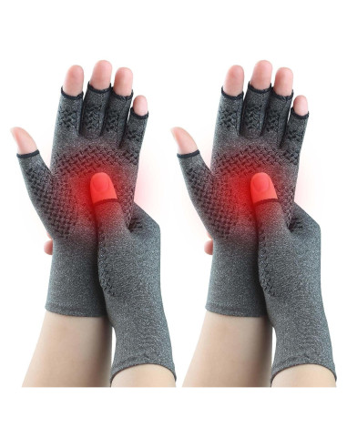 Guantes de Compresión Kecartu para Artritis - 2 Pares