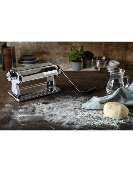Rodillo de Masa para Pasta Marcato Atlas 180mm Cromo Rodillo de Masa para Pasta Marcato Atlas 180mm Cromo