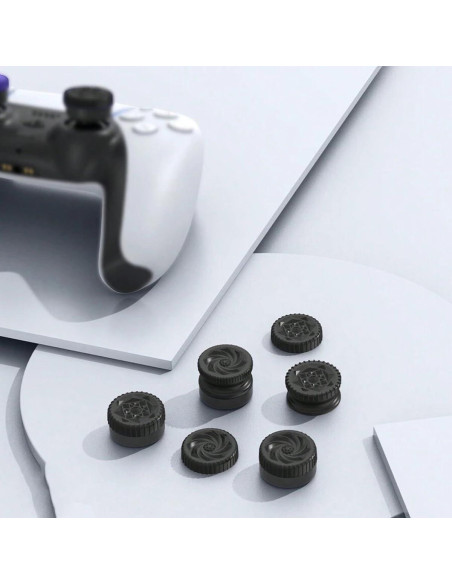 Extensor de Thumbstick YOVDA para PS5/PS4 - 4 Pcs Negro Extensor de Thumbstick YOVDA para PS5/PS4 - 4 Pcs Negro