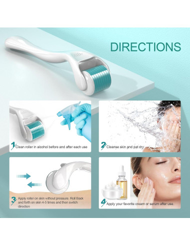 Derma Roller Brascmails 540 Agujas Titanio 0.25mm