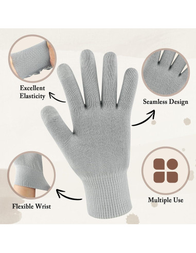 Guantes Hidratantes MIG4U XL para Manos Secas 3 Pares