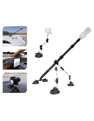 Soporte de Coche Ajustable COFRY para Insta360 X4 360°