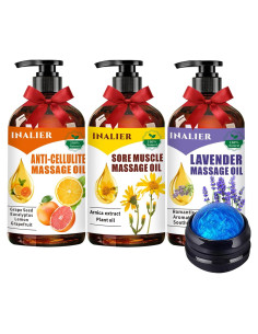Set de Aceites de Masaje Inalier para Relajación y Spa