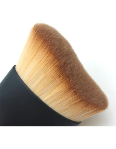 Brocha Kabuki Multifuncional RN BEAUTY para Maquillaje - Marrón