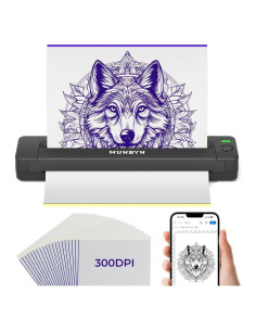 Impresora de Tatuajes MUNBYN ITP06 300DPI Bluetooth