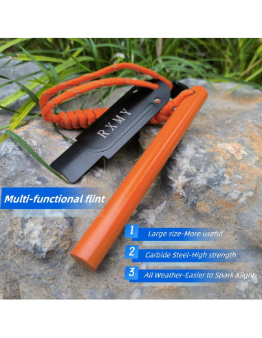 Herramienta de Inicio de Fuego RXMY RX-1 Naranja 12,7 cm