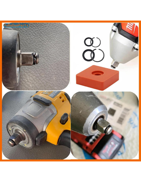 Kit de Anillos de Retención Milwaukee 3/8" y 1/2" 20 Piezas Kit de Anillos de Retención Milwaukee 3/8" y 1/2" 20 Piezas