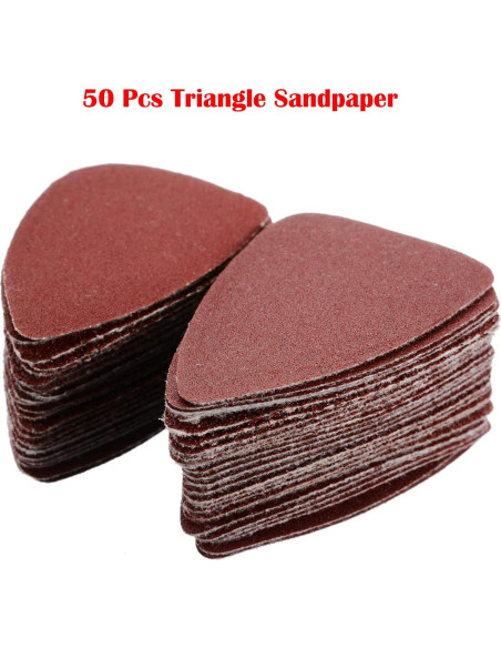 51 Pcs Almohadillas de Lijado Triangulares MGGi 35x50mm 51 Pcs Almohadillas de Lijado Triangulares MGGi 35x50mm