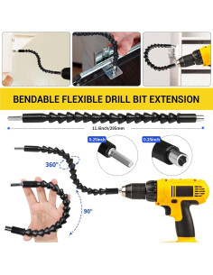 Juego de Extensión de Brocas Flexible 33 Piezas MESUADESI 2