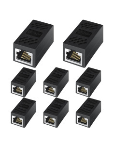 Acoplador RJ45 Femenino a Femenino ANPKEC para Red Cat7/Cat6
