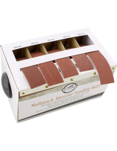 Papel Abrasivo DCT 5 Piezas 150-600 Grano Dispensador Papel Abrasivo DCT 5 Piezas 150-600 Grano Dispensador