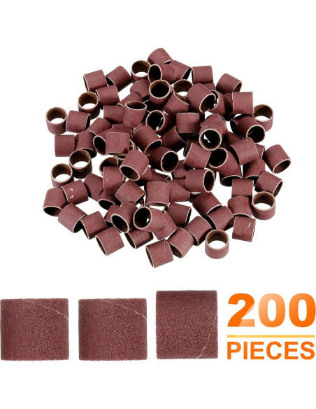 Mangas de Lijado 200pcs HARFINGTON 12.7mm Grano 400 Mangas de Lijado 200pcs HARFINGTON 12.7mm Grano 400