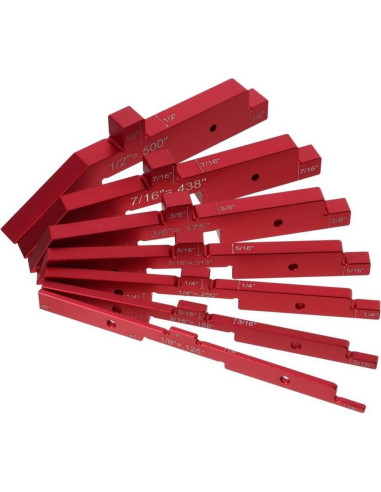 Juego de 7 Bloques de Configuración de Aluminio Urjumpea