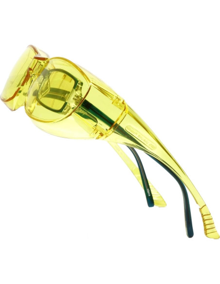 Gafas de seguridad Calabria 6000 Fit Over amarillas UV Gafas de seguridad Calabria 6000 Fit Over amarillas UV