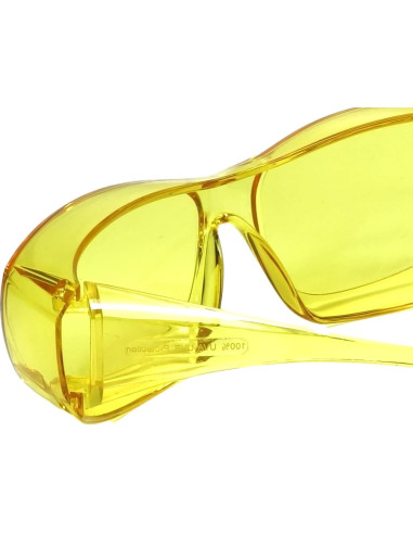 Gafas de seguridad Calabria 6000 Fit Over amarillas UV