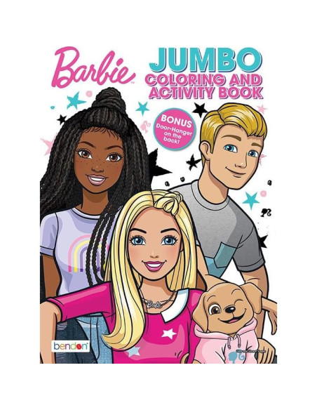 Libro de Colorear Jumbo Barbie y Ken | 80 Páginas Multicolor Libro de Colorear Jumbo Barbie y Ken | 80 Páginas Multicolor