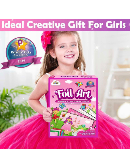 Kit de Arte en Foil ZMLM Princesa - Manualidades Creativas Kit de Arte en Foil ZMLM Princesa - Manualidades Creativas