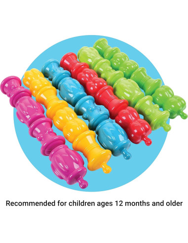 Juego de Cuentas Coloridas Constructive Playthings 12+ meses