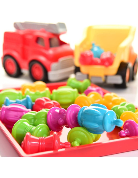 Juego de Cuentas Coloridas Constructive Playthings 12+ meses Juego de Cuentas Coloridas Constructive Playthings 12+ meses
