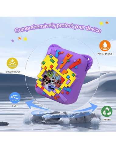 Funda de Silicona Supmay para Juguete Bitzee Morado