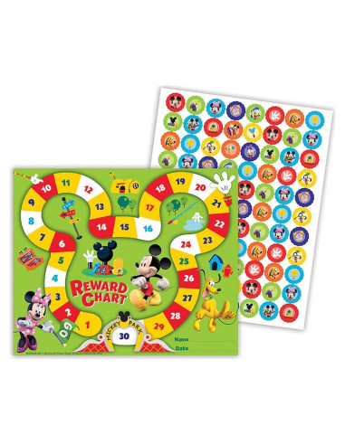 Gráficos de Recompensa Eureka Mickey Mouse 36 Gráficos 700 Pegatinas