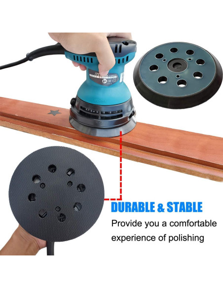 Pad de Lijadora de Reemplazo 5 Pulgadas Taokyid - Compatible DeWalt y Makita Pad de Lijadora de Reemplazo 5 Pulgadas Taokyid - Compatible DeWalt y Makita