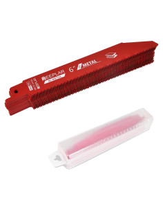 25 Hojas de Sierra Recíproca Bi-Metal 15 cm 14/18 TPI REEPLAR