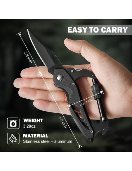 Multiherramienta Carabinero COOL PARD EDC 6-en-1 con Cuchillo Multiherramienta Carabinero COOL PARD EDC 6-en-1 con Cuchillo