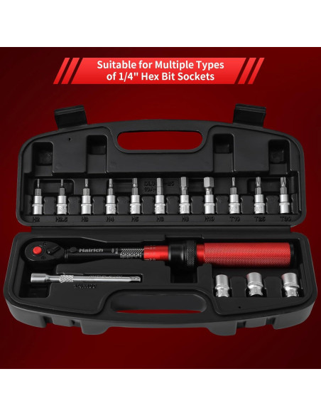 Juego de Llave de Torque Hairich 16PCS 2.3-24.9 N.M para Bicicleta Juego de Llave de Torque Hairich 16PCS 2.3-24.9 N.M para Bicicleta