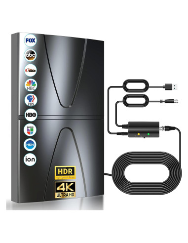Antena de TV Digital Vragey HD012 2200 millas 360