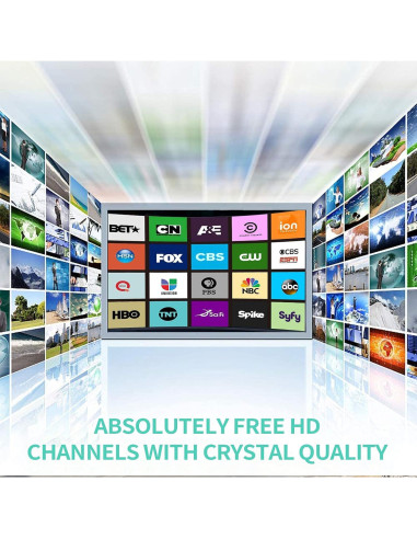 Antena de TV Digital Vragey HD012 2200 millas 360