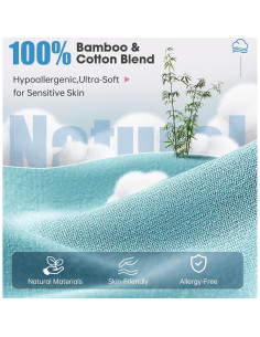 Máscara de Sueño Bluetooth 5.4 LC-dolida 3D Algodón Bambú 2