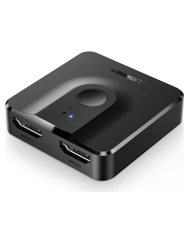 Divisor HDMI UGREEN 2 en 1 4K@60Hz Bidireccional Negro
