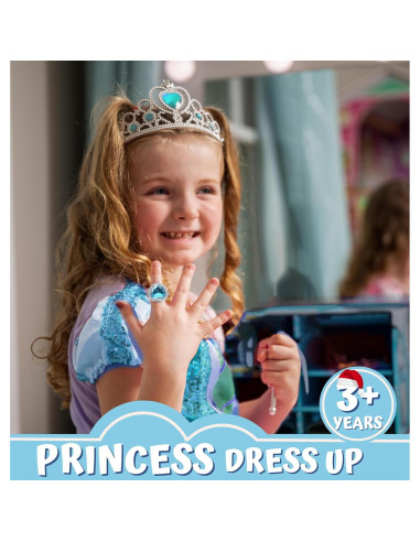 Juego de Princesa Toyvelt - Zapatos y Joyería para Niñas 3-6 Años
