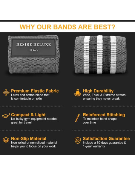 Conjunto de Bandas de Resistencia Desire Deluxe - 3 Niveles Conjunto de Bandas de Resistencia Desire Deluxe - 3 Niveles
