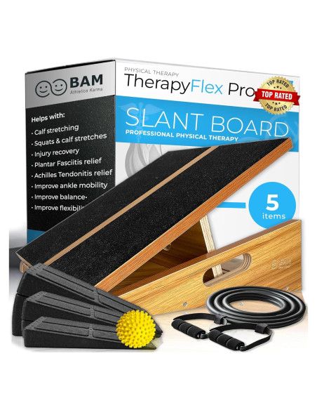 Tabla de Inclinación BAM TherapyFlex Pro para Estiramiento de Pantorrillas Tabla de Inclinación BAM TherapyFlex Pro para Estiramiento de Pantorrillas