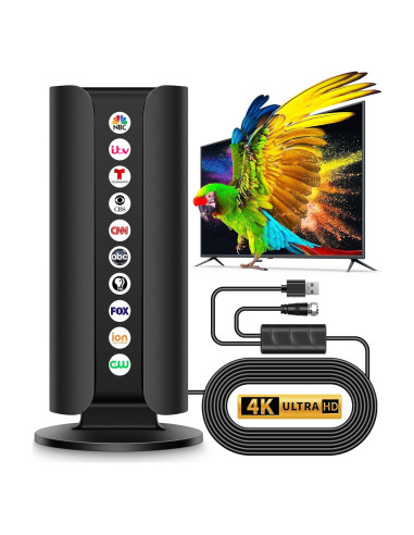 Antena de TV Digital HD Fabriyut 1800+ Millas 4K 10M